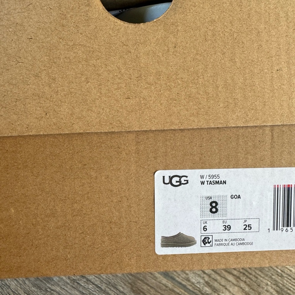 Brand New UGG Tasman Women’s Slippers W/5955 Goat - Picture 11 of 12